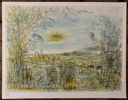 Jean carzou original engraving - jean,