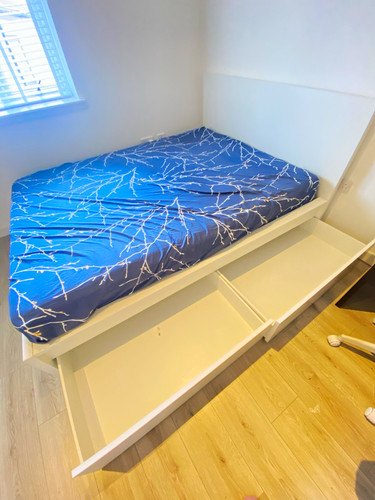 Ikea malm double bed - ikea,