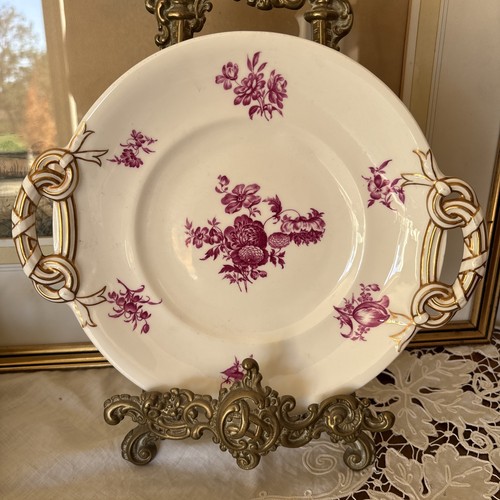 Antique minton cake plate - minton,
