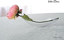 Clear tube cut glass - clear,