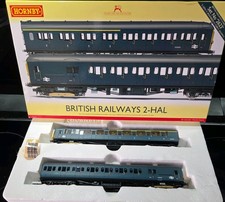HORNBY 'OO' GAUGE R3341A BR BLUE CLASS 2-HAL 2 CAR EMU - DCC FITTED 