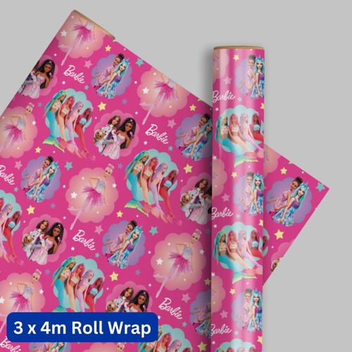 Barbie wrapping paper - barbie,