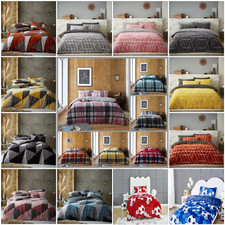 Teddy Bear Fleece Duvet Cover Fluffy Warm Cosy Quilt Thermal Sherpa Bedding Set