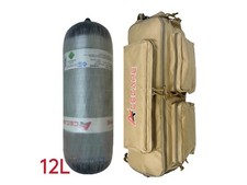 Acecare 12L HPA Carbon Fiber 4500Psi 300Bar Scuba Diving Tank with cylinder bag