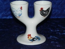 Chicken cockerel hen double