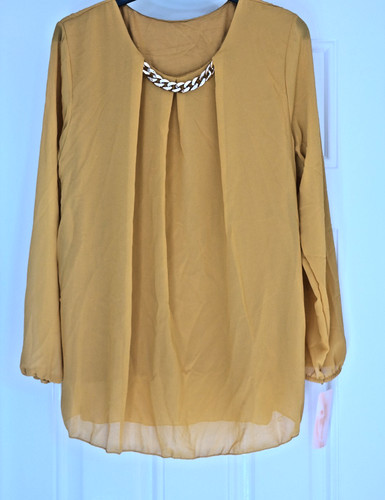 Summer top with gold - top, chain