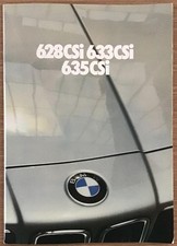 BMW Car Sales Brochure Jan 1981 #111060110 1/81 VM  628CSi 633CSi 635CSi  GERMAN