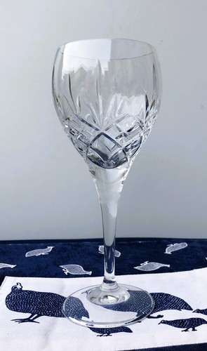 Bohemian cut crystal wine - bohemian,