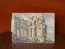 Tynemouth Priory, Northumberland by Thomas Girtin - A5 Art Print Card
