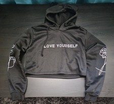 BTS Love Yourself Cropped Hoodie Asian Size L - UK Size M