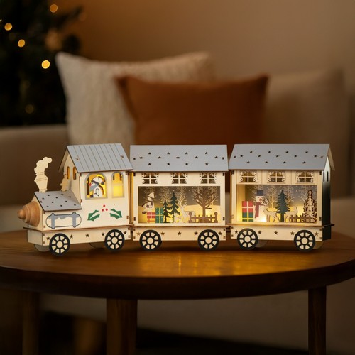 Christmas led train decoration - christmas,