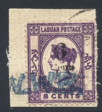 North Borneo Labuan 1891-2 6c
