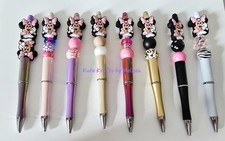 Minnie Mouse Beaded Pens - Handmade Beaded Pens Cute Pens