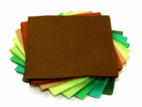 Assorted colour square - 6",