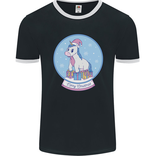 Christmas unicorn snow - snow, globe