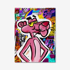 Colourful Pop Art Canvas Pink