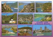 B51154 Rhein boats bateaux