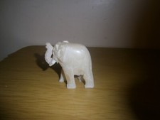 Vintage small onyx elephant