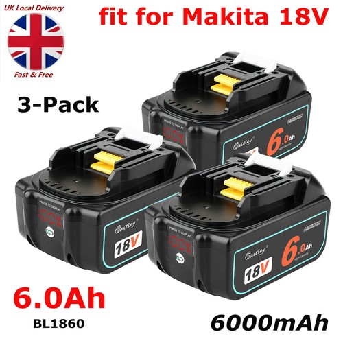 3pc for makita 18v bl1860 - 3pc,