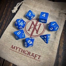 Blue Solid Dice | Retro