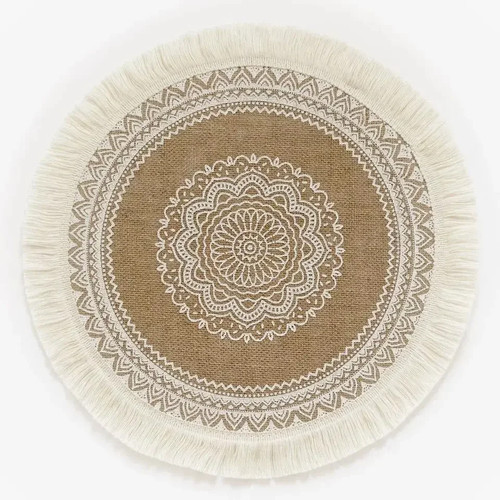 Nordic round woven - round,