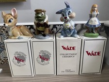 WADE Collectors  Club Alice Toad Bambi Thumper JOB LOT SET Large figures BOXED