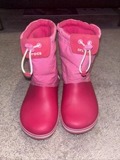 Crocs Pink Children’s J2 Wellies/rain Boots