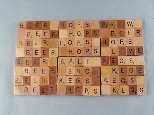 Unique scrabble tile - 6,