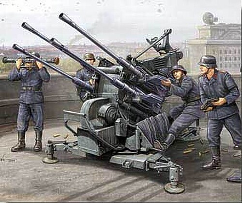 Trumpeter german 2cm flak - trumpeter,
