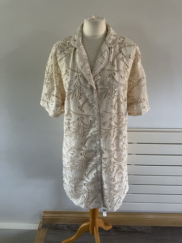 Topshop embroidered mini shirt