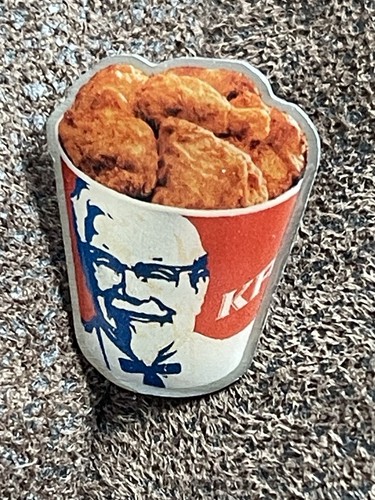 Kfc chicken bucket pin - chicken,