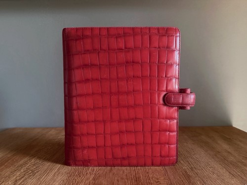 Filofax balmoral red - balmoral, a5