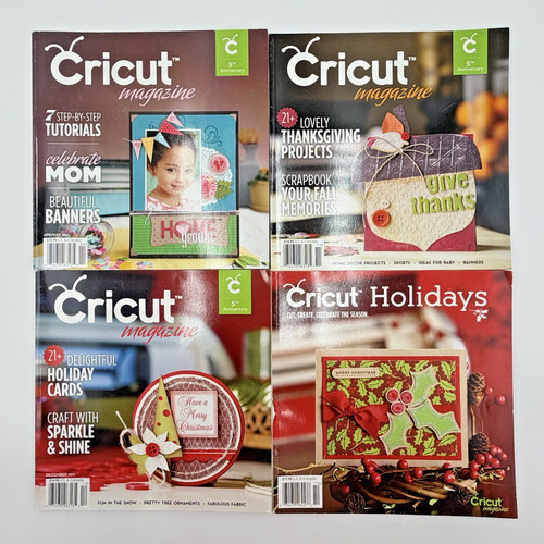 Lot cricut magazines 5th - lot,