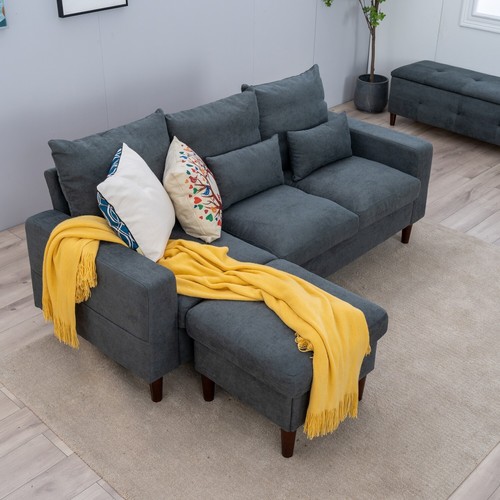Modern shaped corner sofa 2 - modern,