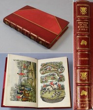 FINE Morrell BINDING Analysis Hunting Field 1846 Ackermann Alken coloured plates