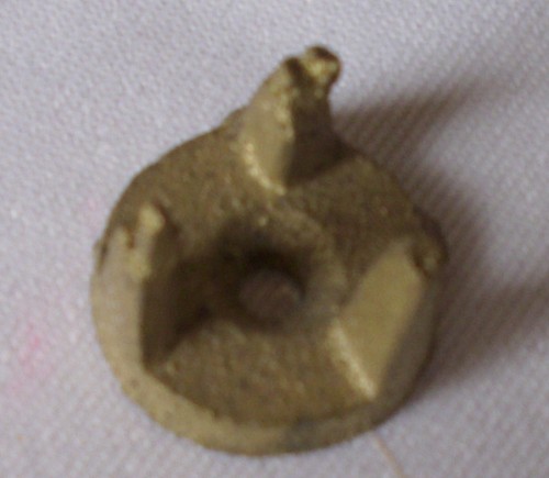 Cast brass pricket candle - 'pricket', /