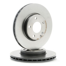 Delphi BG4554C 280mm Front Coated Brake Disc Set for Mercedes A-Class B-Class...