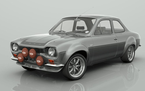 Ford escort mk1 - escort, wall