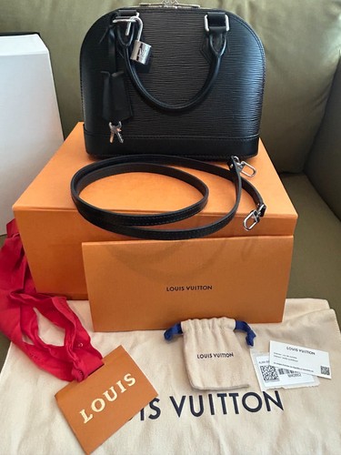 Louis vuitton alma blk - vuitton, epi