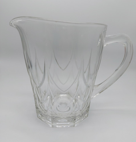 Vintage pressed glass water - glass,