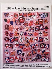 Design Works 100+ Christmas Ornaments Plastic Canvas Cross Stitch Kit #1613