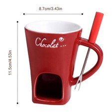 Chocolate Fondue Mug, Ceramic