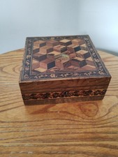 Antique Tunbridge Ware Cube