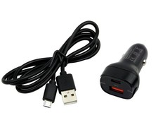 Car Charger & USB Charging Cable Lead for Nokia 110 105 225 6310 6300 8000 4G