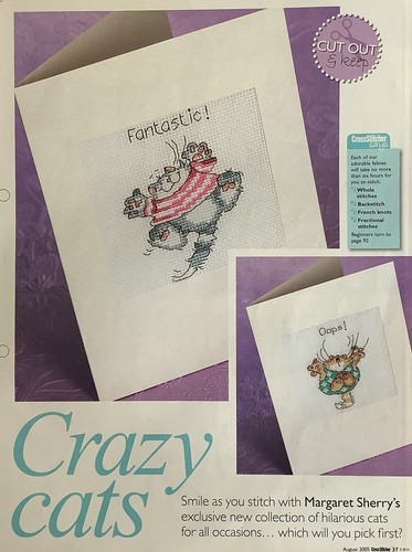 Cross stitch chart - cross, margaret