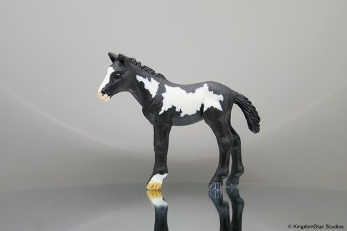 Schleich repaint oreo - repaint, ‘oreo’