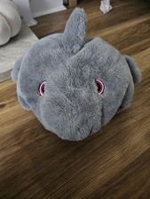 vintage Universal Studio  Jaws Shark Headgear Hat Cap Costume Plush moving fins 