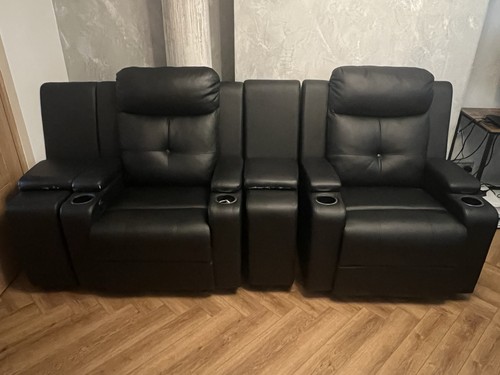 Single electric recliner sofa - single,