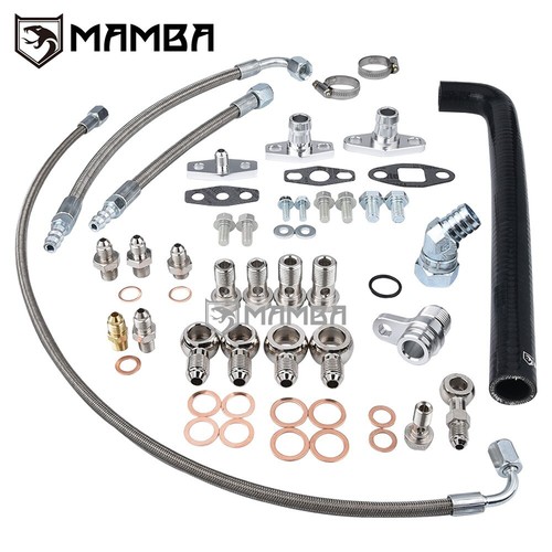 Turbo oil water line - oil,