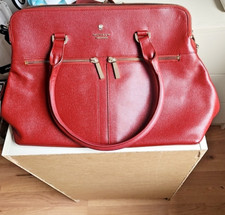 Modalu Red Leather Pippa Bag  with Dust Bag - New Without Tags